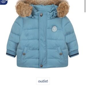 Tartine Et Chocolat boys JACKET Indigo Hood size 10